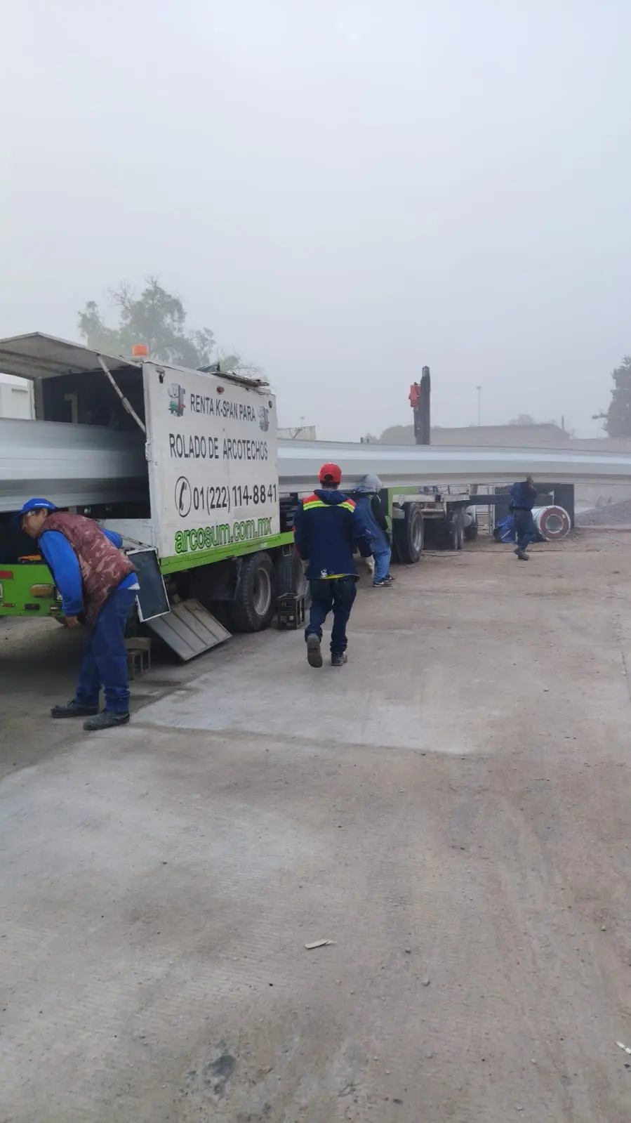Rolado de lámina en sitio